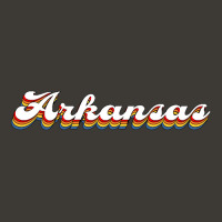 Arkansas Rainbow Text Design Bucket Hat | Artistshot