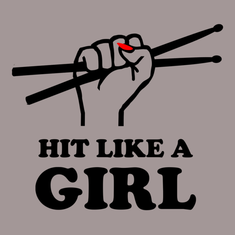 Hit Like A Girl Vintage Hoodie | Artistshot