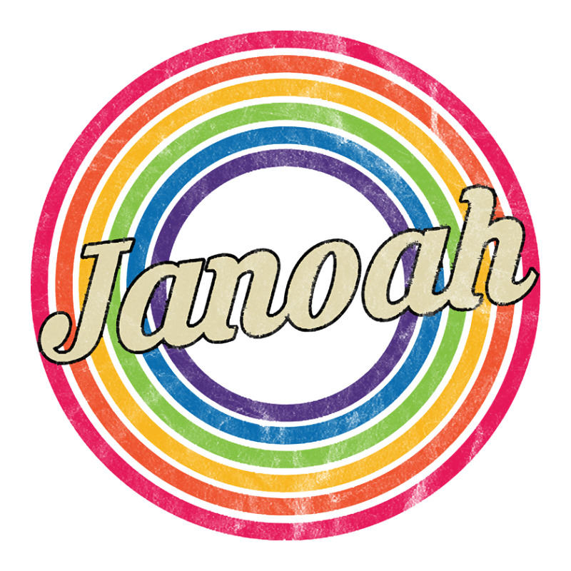 Janoah - Retro Rainbow Faded-style 3/4 Sleeve Shirt by trampolinnervous53 | Artistshot