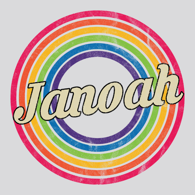 Janoah - Retro Rainbow Faded-style Women's Triblend Scoop T-shirt by trampolinnervous53 | Artistshot