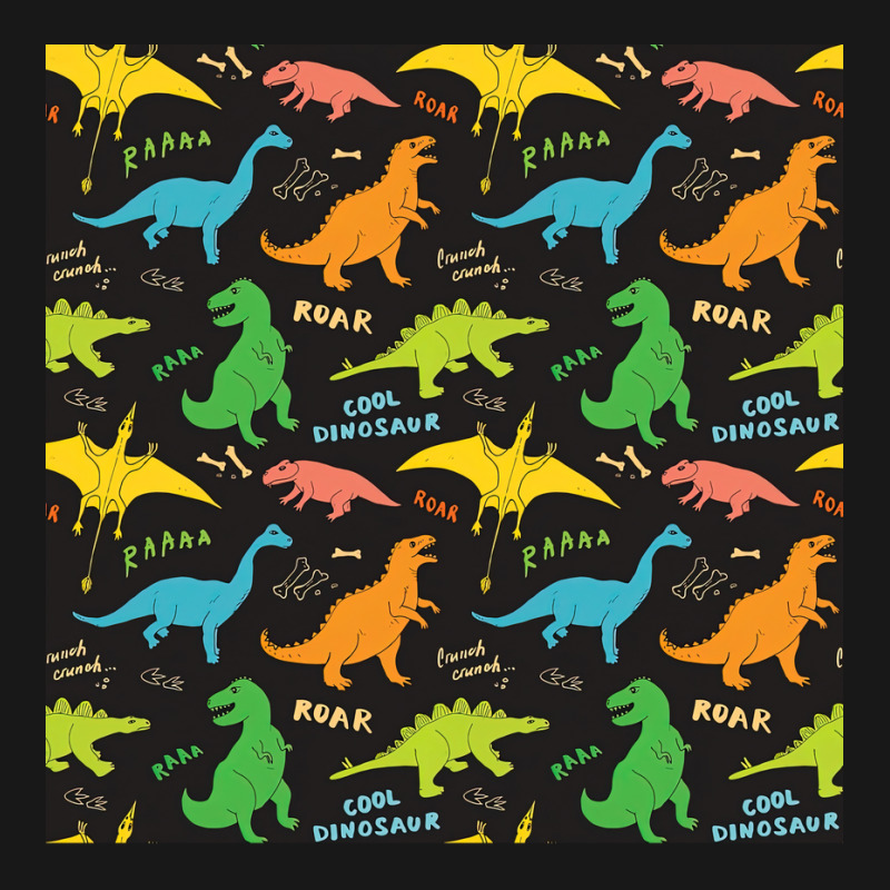 Colorful Dinosaur Seamless Pattern Dinosaur Seamless Pattern Design Po Flannel Shirt | Artistshot