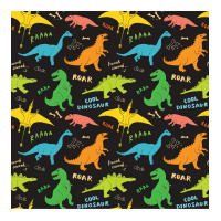 Colorful Dinosaur Seamless Pattern Dinosaur Seamless Pattern Design Po Men's Long Sleeve Pajama Set | Artistshot