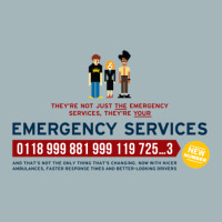 It Crowd - Emergency Services Unisex Sherpa-lined Denim Jacket | Artistshot