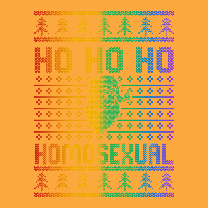 Ho Ho Ho Homosexual Christmas Holiday Lgbt Gay Ugly Design Zipper Hoodie | Artistshot