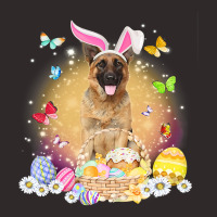 Funny Easter Bunny German Shepherd Dog Bunny Ear Egg Basket Racerback Tank | Artistshot