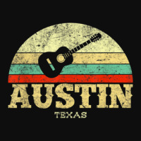 Retro Austin Texas Guitar Shirt Vintage Lone Star State Tee Crop Top | Artistshot