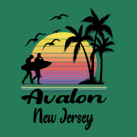 Avalon New Jersey Seaside Retro Sunset T-shirt | Artistshot