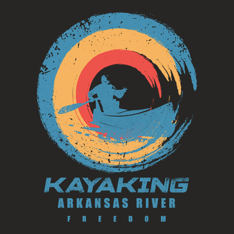 Arkansas River Kayak Adventure Ladies Fitted T-Shirt by ternacanuda | Artistshot