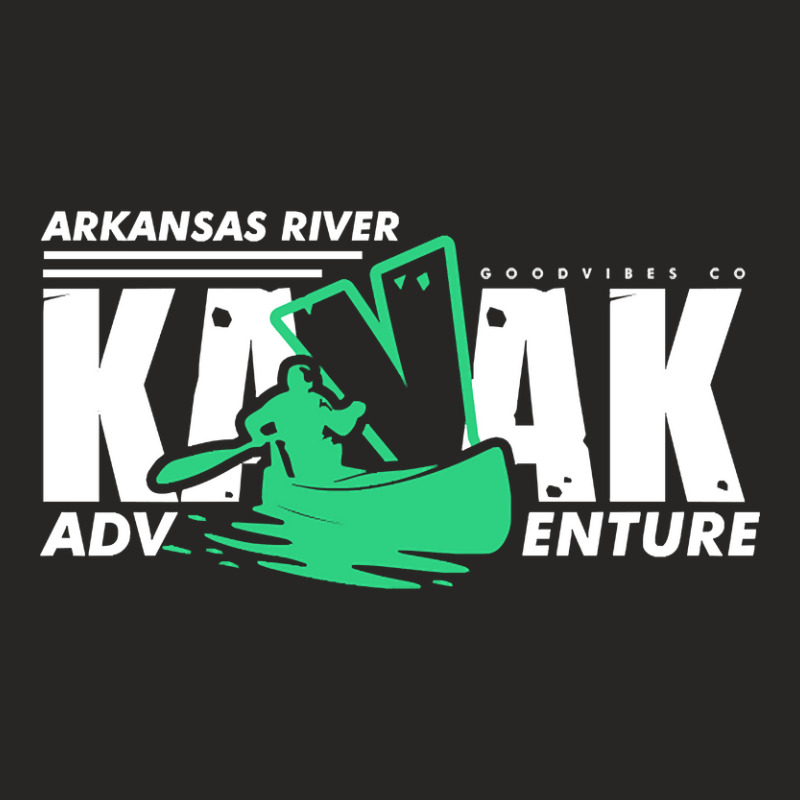 Arkansas River Kayak Adventure-xq8vf Ladies Fitted T-Shirt by ternacanuda | Artistshot