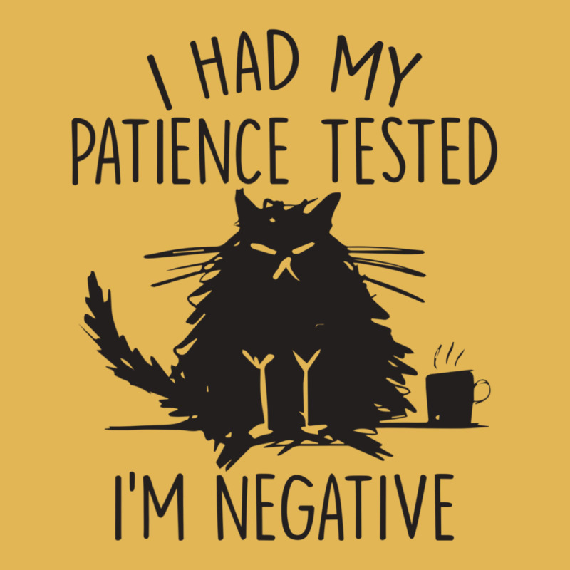 I Had My Patience Tested I'm Negative Funny Cat Vintage Hoodie And Short Set by fanteeseylas | Artistshot