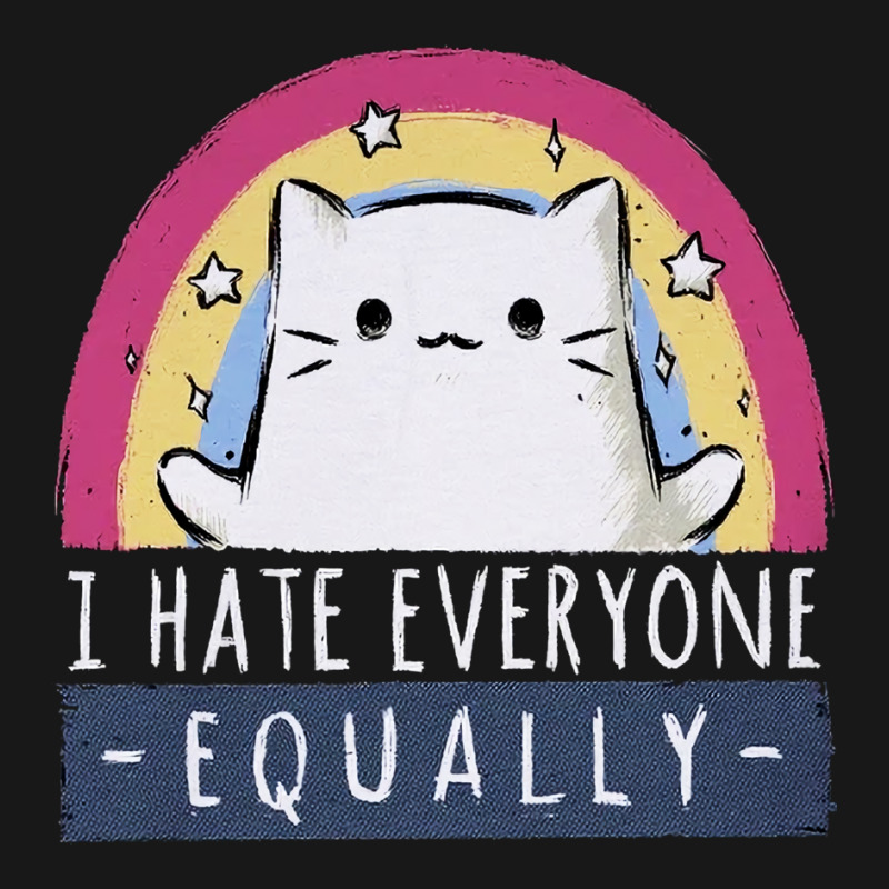 I Hate Everyone Equally Flannel Shirt by fanteeseylas | Artistshot