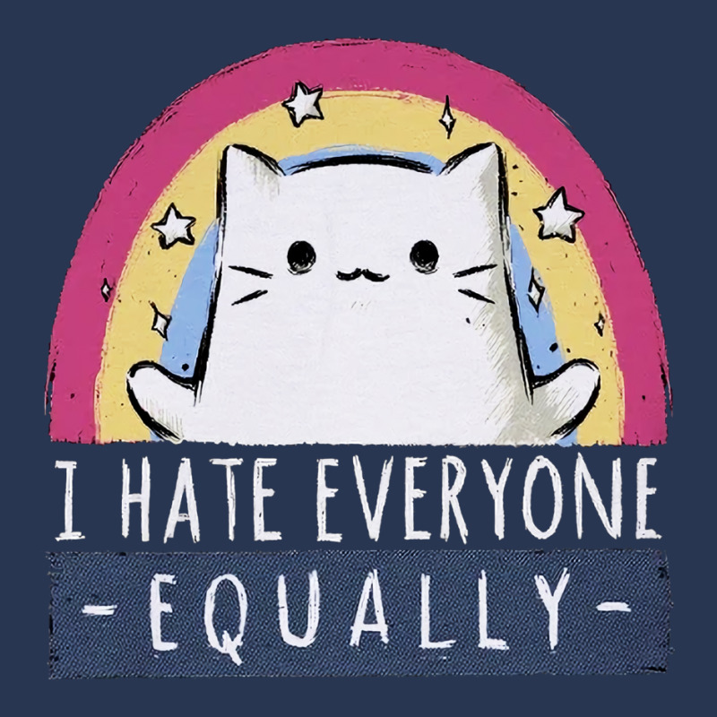 I Hate Everyone Equally Men Denim Jacket by fanteeseylas | Artistshot