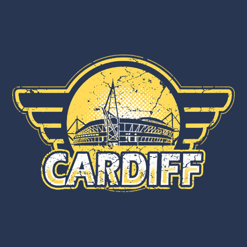 Cardiff Wales Uk Men Denim Jacket by fencevaudeville14 | Artistshot