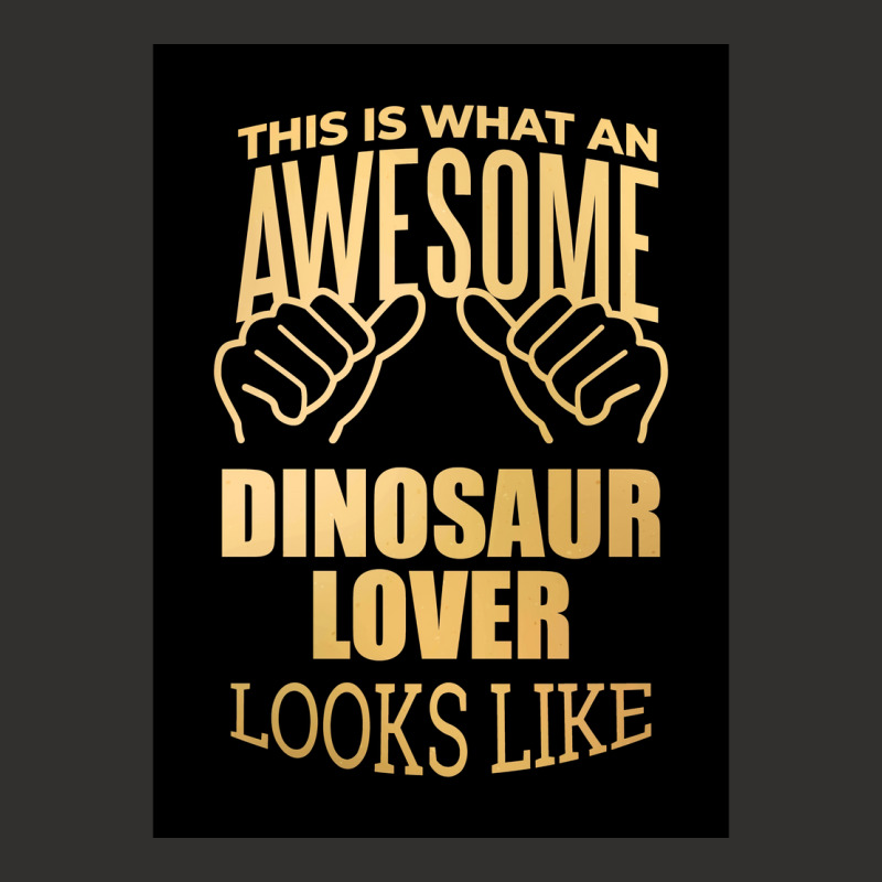 Dinosaur Lover Design Funny Gift Design In Gold Poster Funny Champion Hoodie | Artistshot