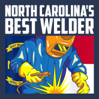 North Carolina's Best Welder Ironworker Ironsmith Welding T Shirt Ladies Denim Jacket | Artistshot