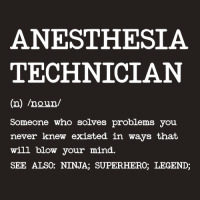 Anesthesia Technician - Definition Design Tank Top | Artistshot