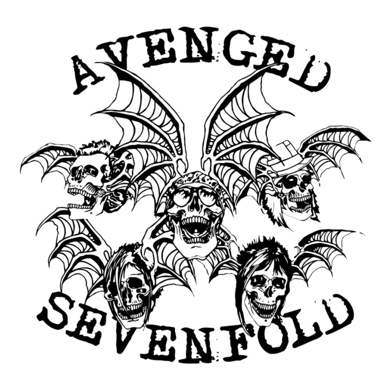 Avenged Black Skullheads Sevenfold Zipper Hoodie | Artistshot