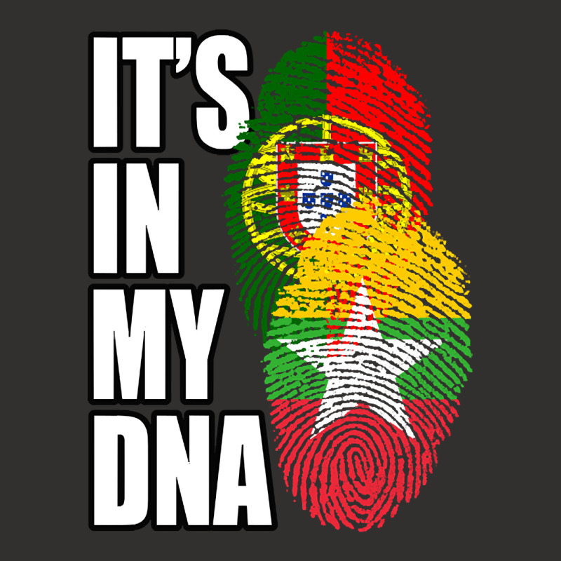 Burmese And Portuguese Mix Heritage Dna Flag Champion Hoodie by denverhumans58 | Artistshot