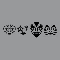 Kiss (masks) Black On White Crewneck Sweatshirt | Artistshot