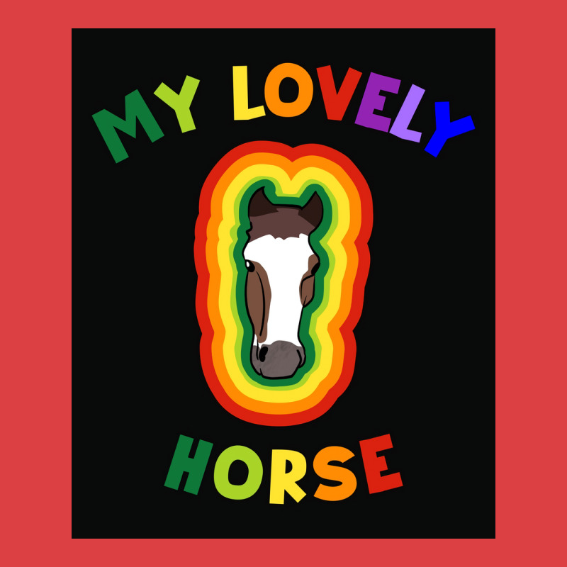 My Lovely Horse Poster Girl Tank Top by goutysannesc | Artistshot