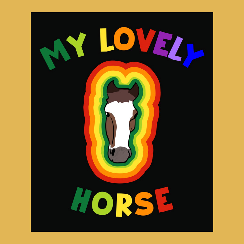 My Lovely Horse Poster Girl Vintage Hoodie And Short Set by goutysannesc | Artistshot