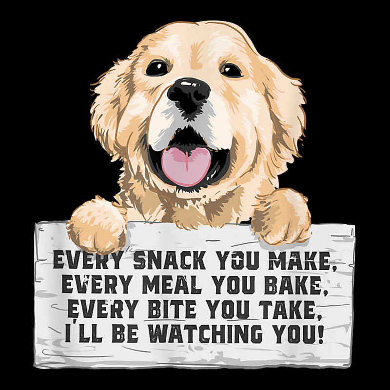 Every Bite You Take I'll Be Watching You   Golden Retriever T Shirt Adjustable Cap by ardylanda | Artistshot