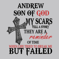 Andrew Son Of God My Scars Tell A Story They Are A Reminder Of Andrewe Baby Bodysuit | Artistshot