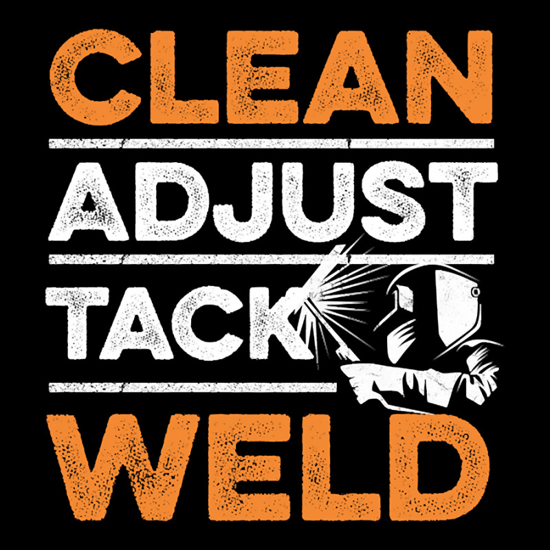 Clean - Adjust - Tack - Weld Quote For A Welding Specialist V-Neck Tee by dealgummy642 | Artistshot