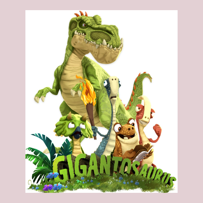 Gigantosaurus Giganto Amp 4 Kid Dinos Gigantosaurus Poster Red Ladies Fitted T-Shirt by kuarezdofebreihy | Artistshot