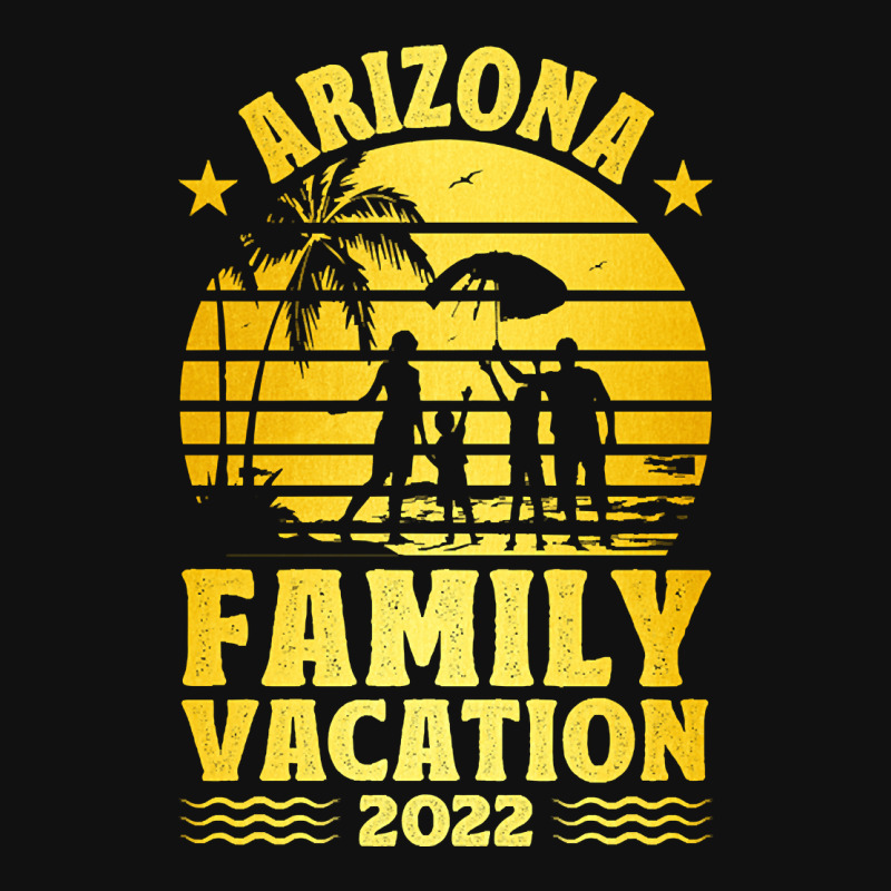 Arizona Family Vacation 2022 Gold Summer Vacation Trip Palm Trees Graphic T-shirt by stumbledfeatures425 | Artistshot