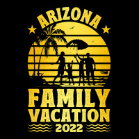 Arizona Family Vacation 2022 Gold Summer Vacation Trip Palm Trees Women's V-neck T-shirt | Artistshot