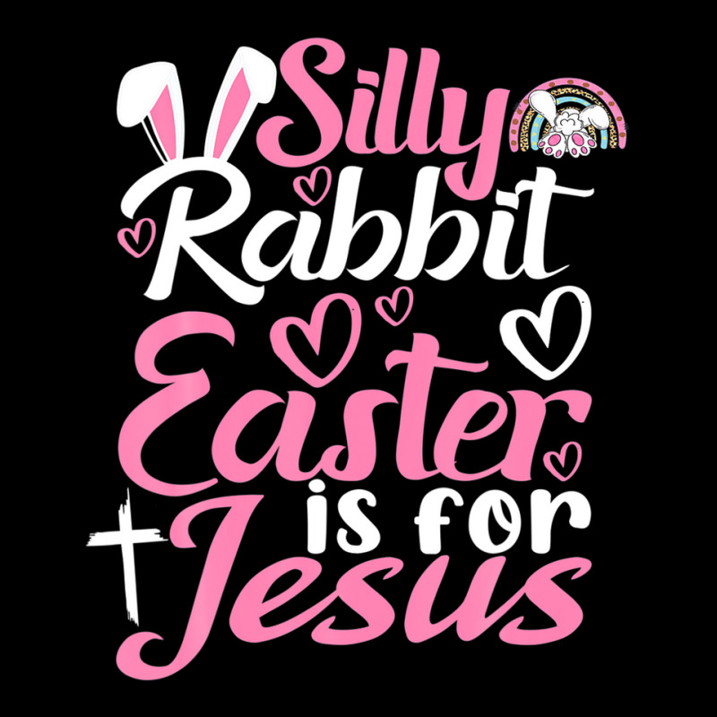 Silly Rabbit Easter Is For Jesus Fleece Short | Artistshot