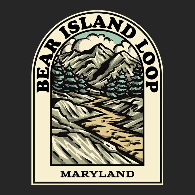 Bear Island Loop Maryland Hiking Backpacking Trail Ladies Fitted T-Shirt by sausagefencing57 | Artistshot