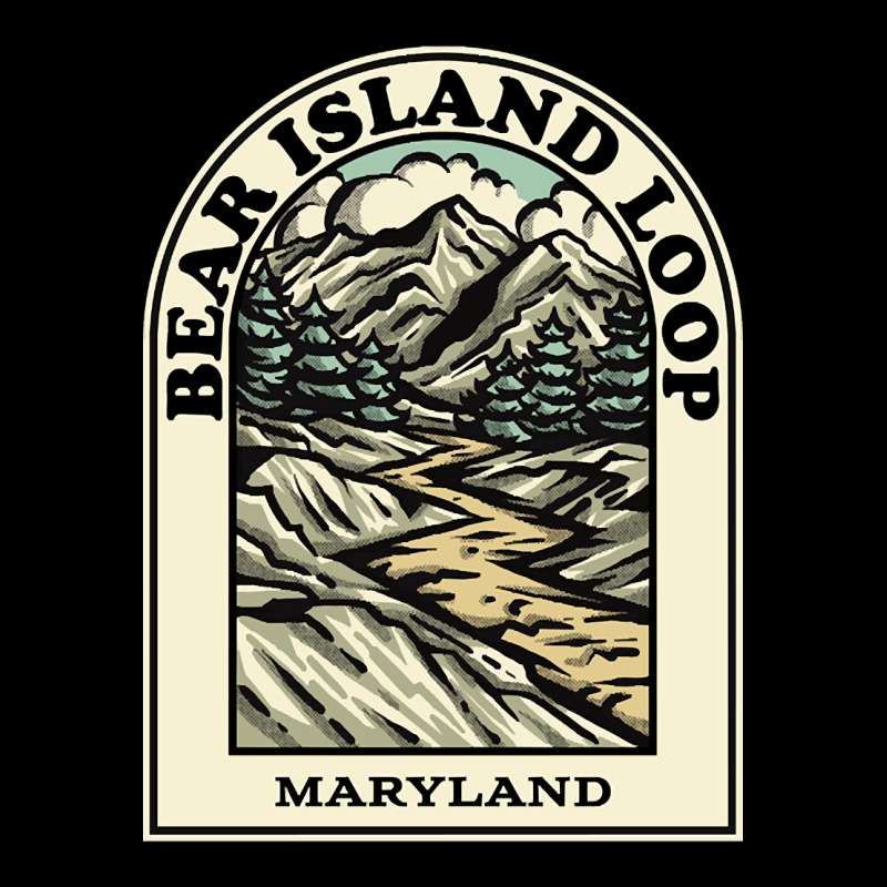 Bear Island Loop Maryland Hiking Backpacking Trail Maternity Scoop Neck T-shirt by sausagefencing57 | Artistshot