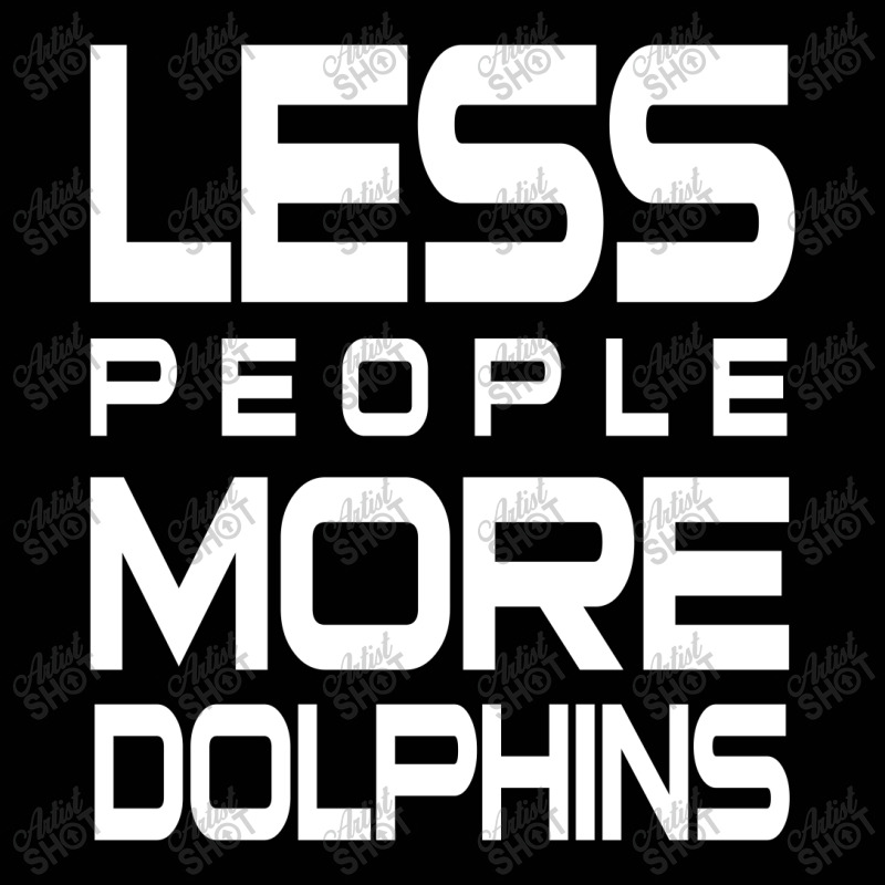 Less People More Dolphins   Funny Shirt For Dolphin Lovers   Hate Peop Toddler 3/4 Sleeve Tee | Artistshot