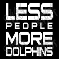 Less People More Dolphins   Funny Shirt For Dolphin Lovers   Hate Peop Youth Zipper Hoodie | Artistshot