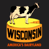 Wisconsin State Vintage Travel Decal 1 T-shirt | Artistshot