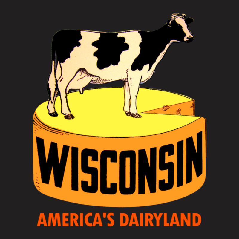 Wisconsin State Vintage Travel Decal 1 T-shirt | Artistshot