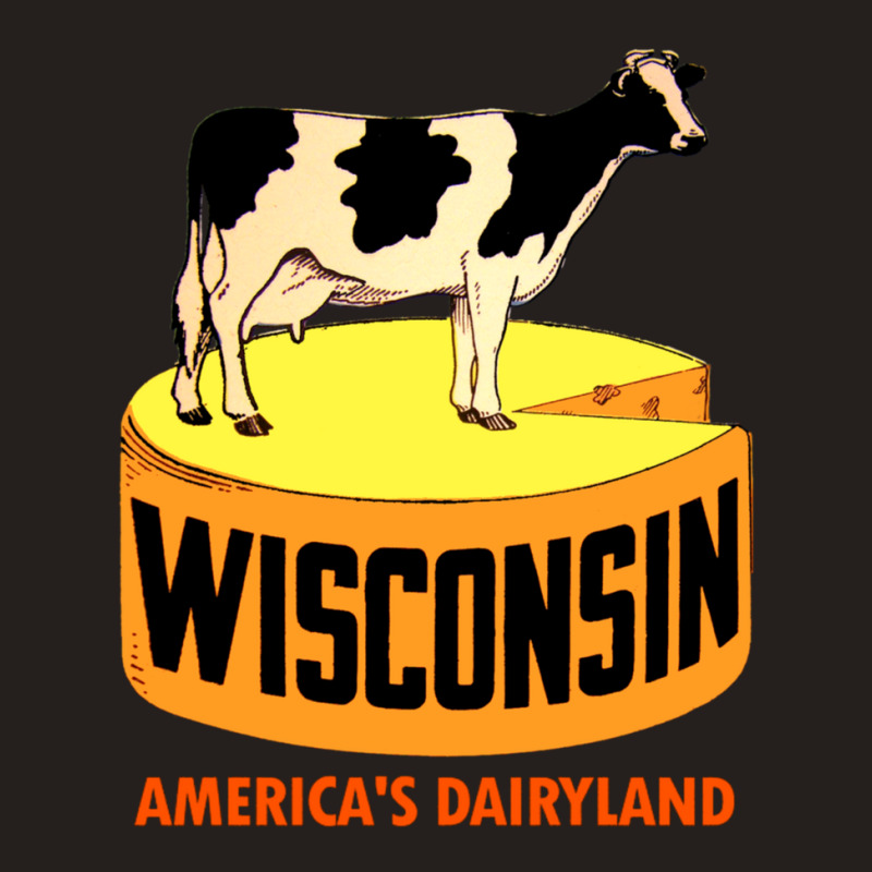 Wisconsin State Vintage Travel Decal 1 Tank Top | Artistshot