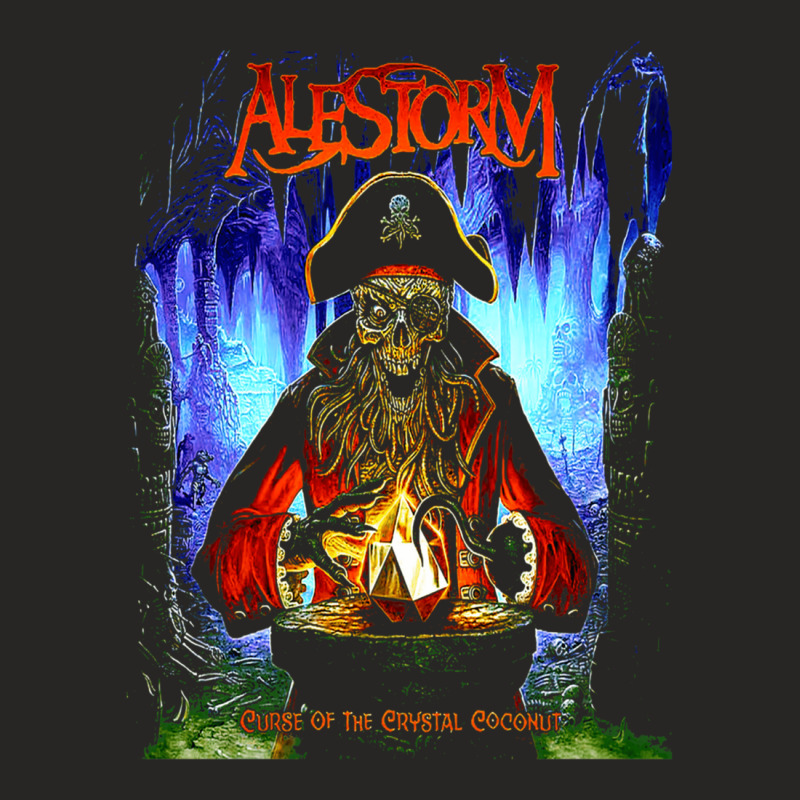 Curse Of The Crystal Coconut  Alestorm 01 Trending 1 Ladies Fitted T-Shirt by CrystalWanda | Artistshot