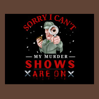 Sorry I Canx27t My Murder Shows Are On V2 Poster Stars T-shirt | Artistshot