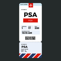 Pisa Boarding Pass Women's Triblend Scoop T-shirt | Artistshot