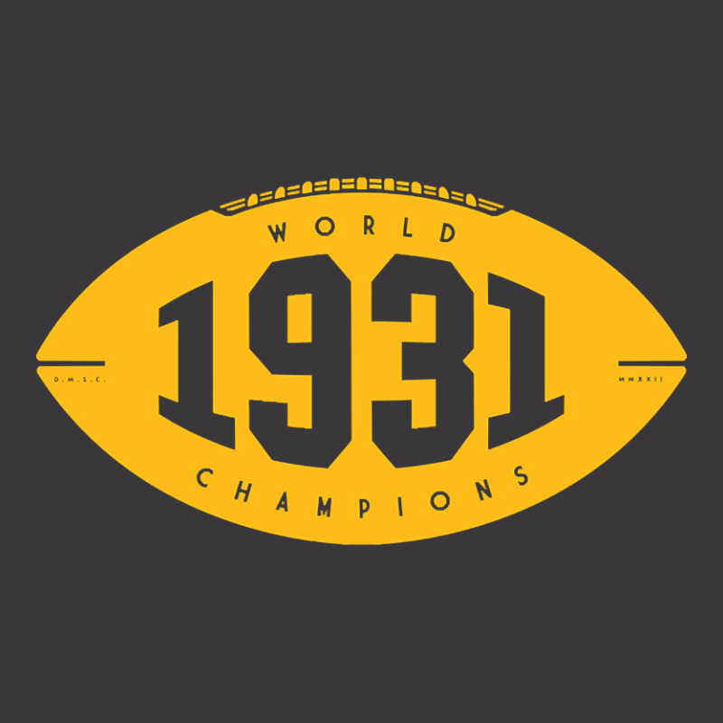 1931 World Champions - Packers (yellow) Ladies Curvy T-Shirt by fumbledeafness270 | Artistshot