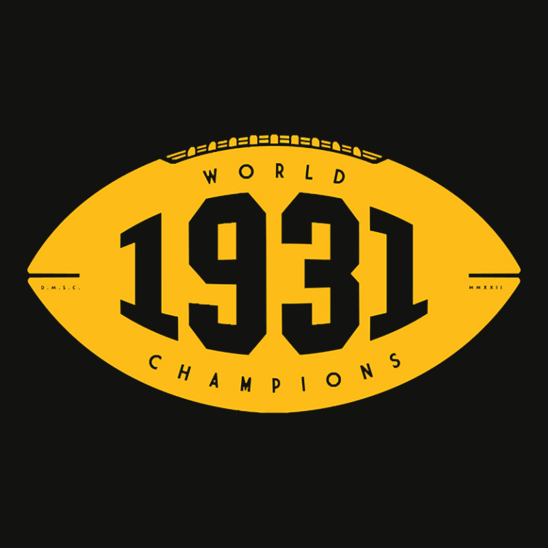 1931 World Champions - Packers (yellow) Scorecard Crop Tee by fumbledeafness270 | Artistshot