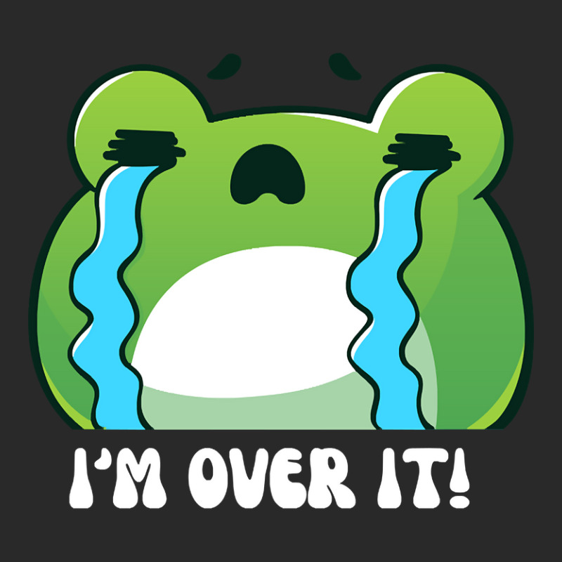 Big Frog Crying - I'm Over It Heartbreak Quotes Printed Hat | Artistshot