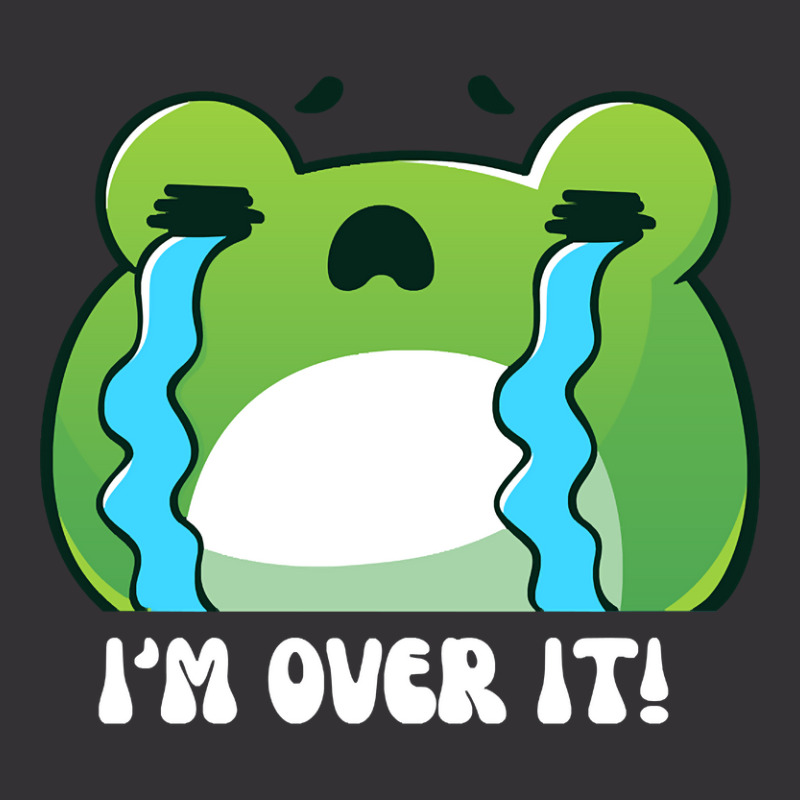 Big Frog Crying - I'm Over It Heartbreak Quotes Vintage Short | Artistshot