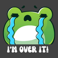 Big Frog Crying - I'm Over It Heartbreak Quotes Vintage T-shirt | Artistshot