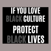 If You Love Black Culture Protect Black Lives Poster 70s Vintage Hoodie | Artistshot