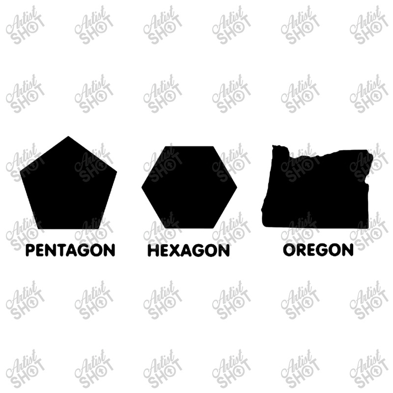 Pentagon Hexagon Oregon Women's V-Neck T-Shirt by Jovanka Tees | Artistshot