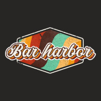 Bar Harbor City Ladies Fitted T-shirt | Artistshot